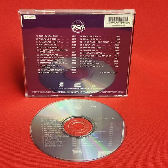 Herb Alpert & The Tijuana Brass Classics Volume 1 CD 1987 Signed - Picture 8 of 8